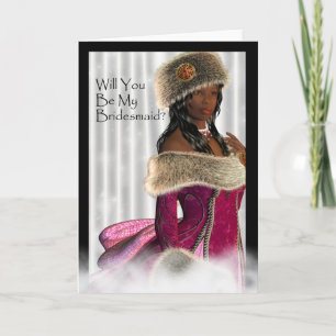 Will you be my Bridesmaid Invitation