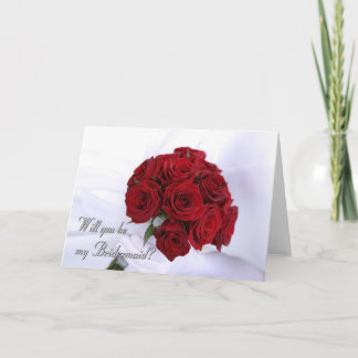 Will you be my bridesmaid? invitation
