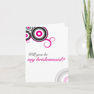 Will you be my bridesmaid? invitation