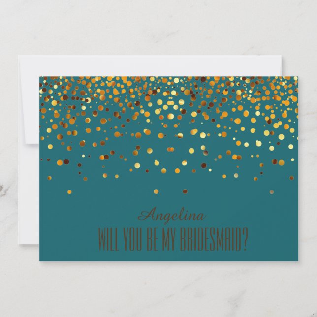 Will you be my bridesmaid? invitation (Front)