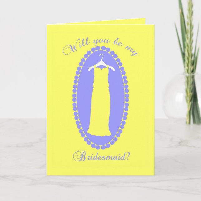 Will you be my Bridesmaid? Invitation (Front)