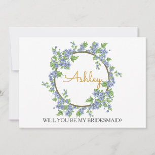 Will you be my bridesmaid? invitation