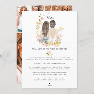 Will you be my Bridesmaid/Maid of Honour Proposal Invitation