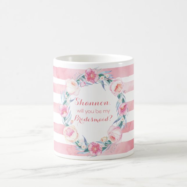 Will You Be My Bridesmaid? Mug (Center)