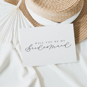 Will You Be My Bridesmaid Photo Proposal Card