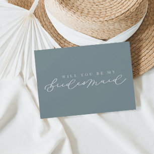 Will You Be My Bridesmaid Photo Proposal Card