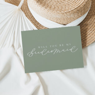 Will You Be My Bridesmaid Photo Proposal Card