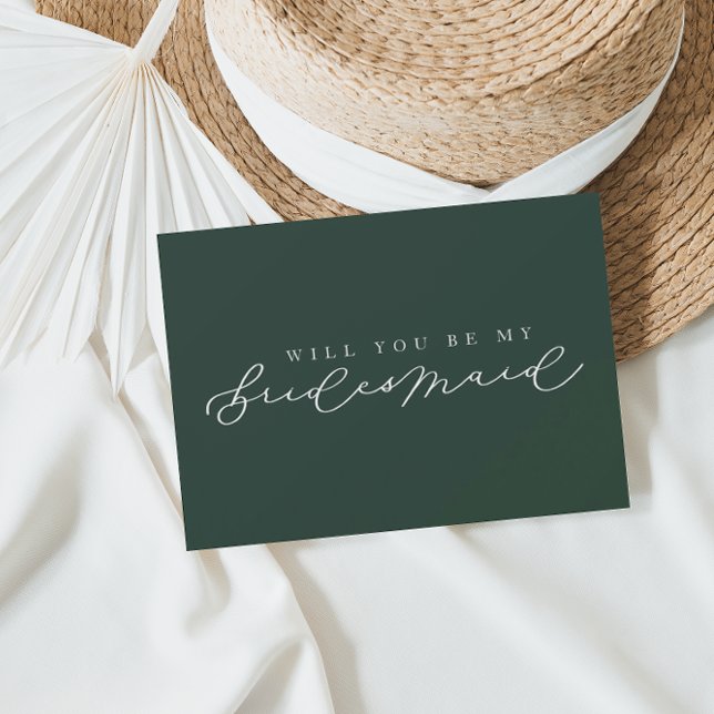 Will You Be My Bridesmaid Photo Proposal Card (Creator Uploaded)