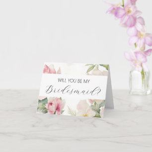 Will you be my Bridesmaid proposal card