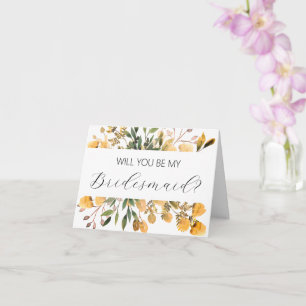Will you be my Bridesmaid proposal card