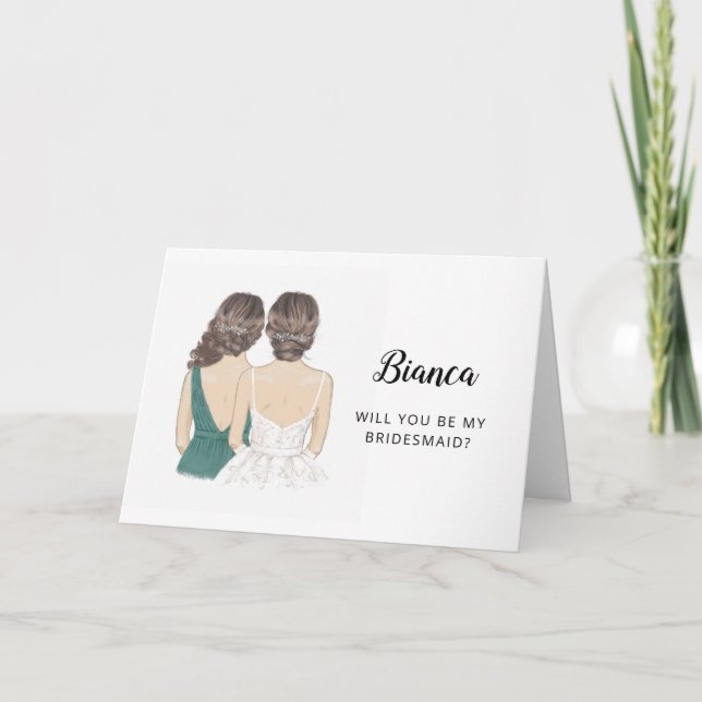Will You Be My Bridesmaid Proposal Card (Front)