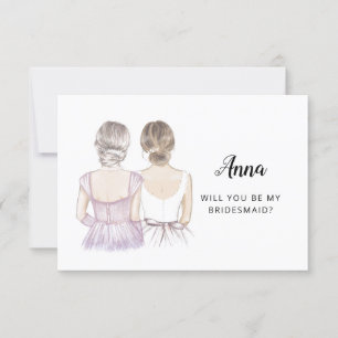 Will You Be My Bridesmaid Proposal Card