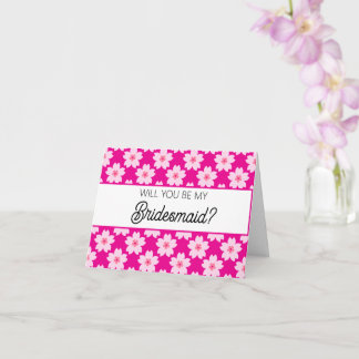 Will you be my Bridesmaid proposal card
