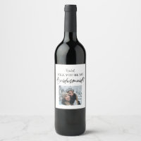Will You Be My Bridesmaid Proposal Custom Picture