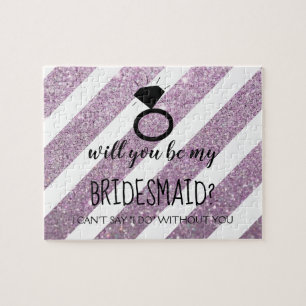 Will You Be My Bridesmaid Puzzle - Your Ring Pur