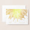 Will You Be My Bridesmaid Sunflower Gold Foil