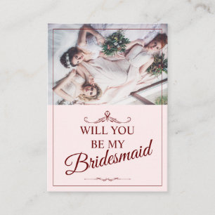 Will You Be My Bridesmaid? Three Lying Bridesmaids Enclosure Card
