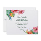Will you Be My Bridesmaid Tropical Hawaiian Floral