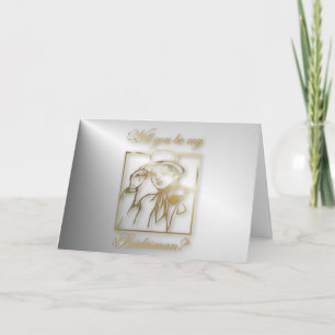 Will you be my Bridesman? Bridesman request. Invitation