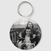 Will You be my Bridesman Photo Keyring