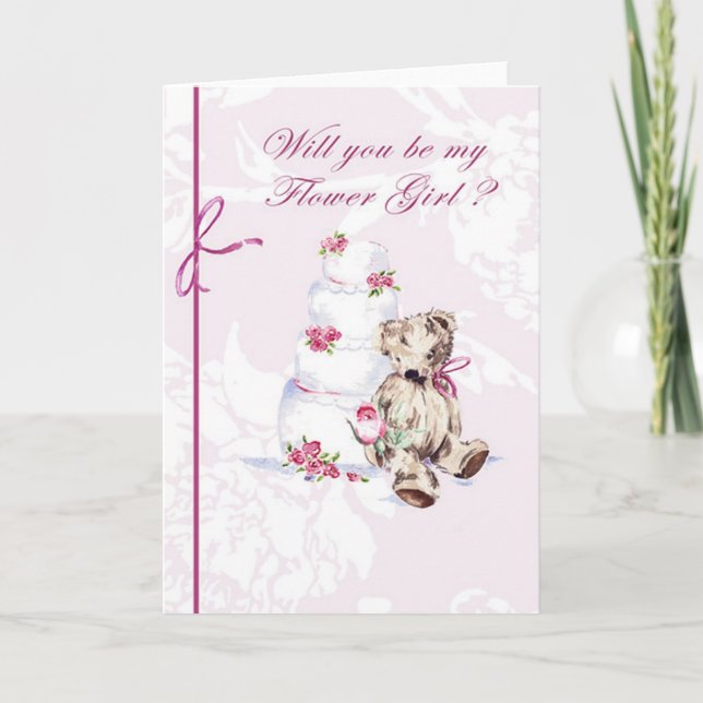 Will you be my Flower Girl? Card (Front)