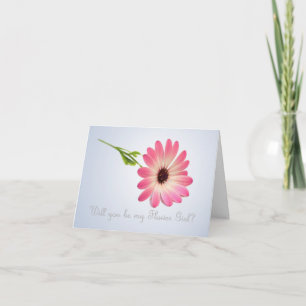 Will you be my Flower Girl card. Invitation