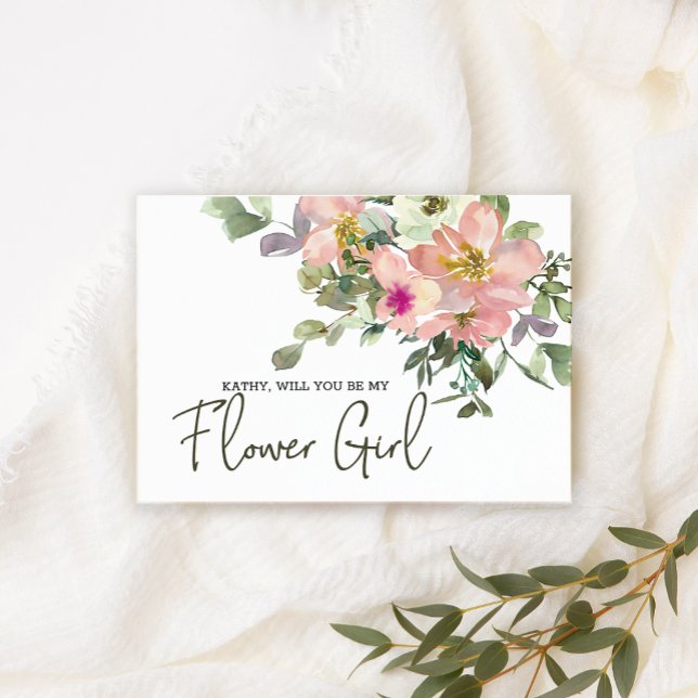 Will You Be My Flower Girl Eggshell and Blush (Creator Uploaded)
