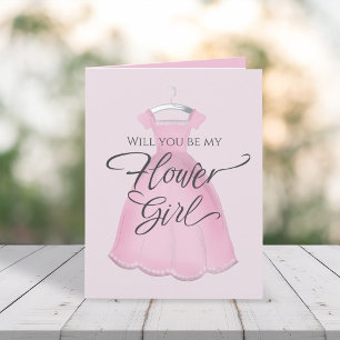 Will you be my Flower Girl Personalised Proposal Card