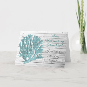 Will you be my Flower Girl Proposal Card