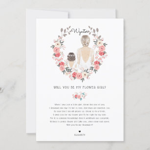 Will you be my Flower Girl Proposal Card