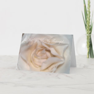 Will You Be My Flowergirl Card