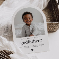Will You Be My Godfather Arch Photo Proposal