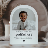 Will You Be My Godfather Arch Photo Proposal