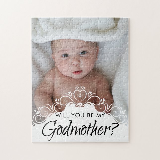 Will You Be My Godmother Photo Jigsaw Puzzle (Vertical)