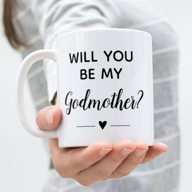 Will You Be My Godmother Proposal Baptism Coffee Mug (Creator Uploaded)