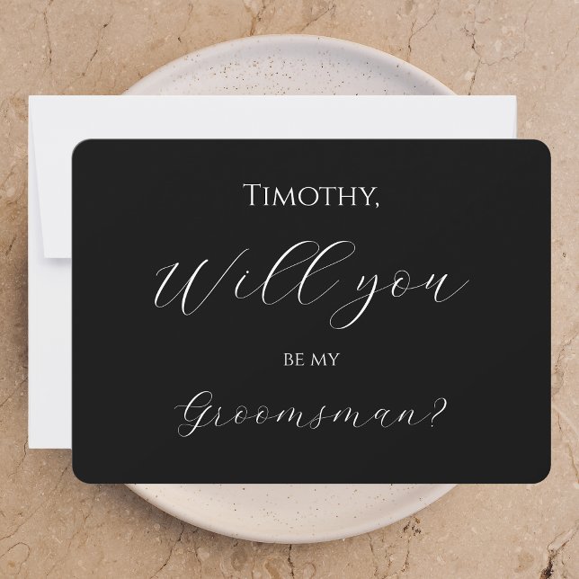 Will You Be My Groomsman Card Script (Creator Uploaded)