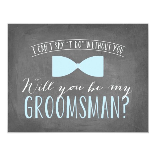 Will you be my Groomsman ? | Groomsmen Invitation | Zazzle.com.au