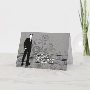 will you be my groomsman? invitation