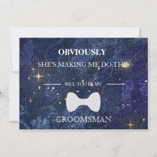 Will  You  Be My Groomsman? Invitation