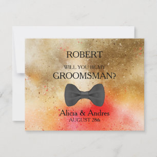 Will you be my Groomsman? Invitation