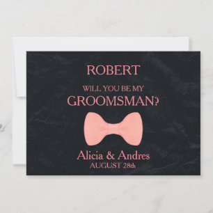 Will you be my Groomsman? Invitation