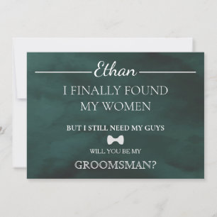 Will You Be My Groomsman? Invitation