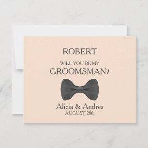 Will you be my Groomsman? Invitation