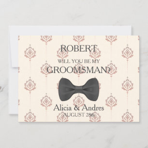 Will you be my Groomsman? Invitation