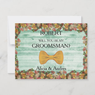 Will you be my Groomsman? Invitation