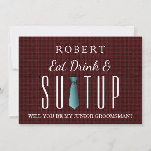 Will you be my groomsman invitation