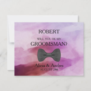 Will you be my Groomsman? Invitation
