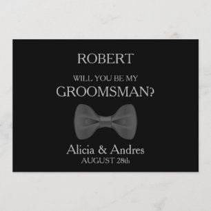 Will you be my Groomsman? Invitation