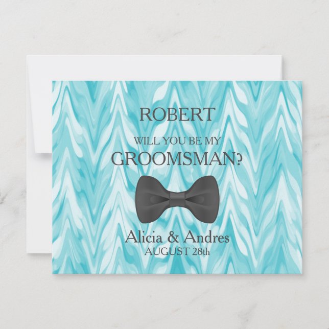 Will you be my Groomsman? Invitation (Front)