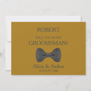 Will you be my Groomsman? Invitation